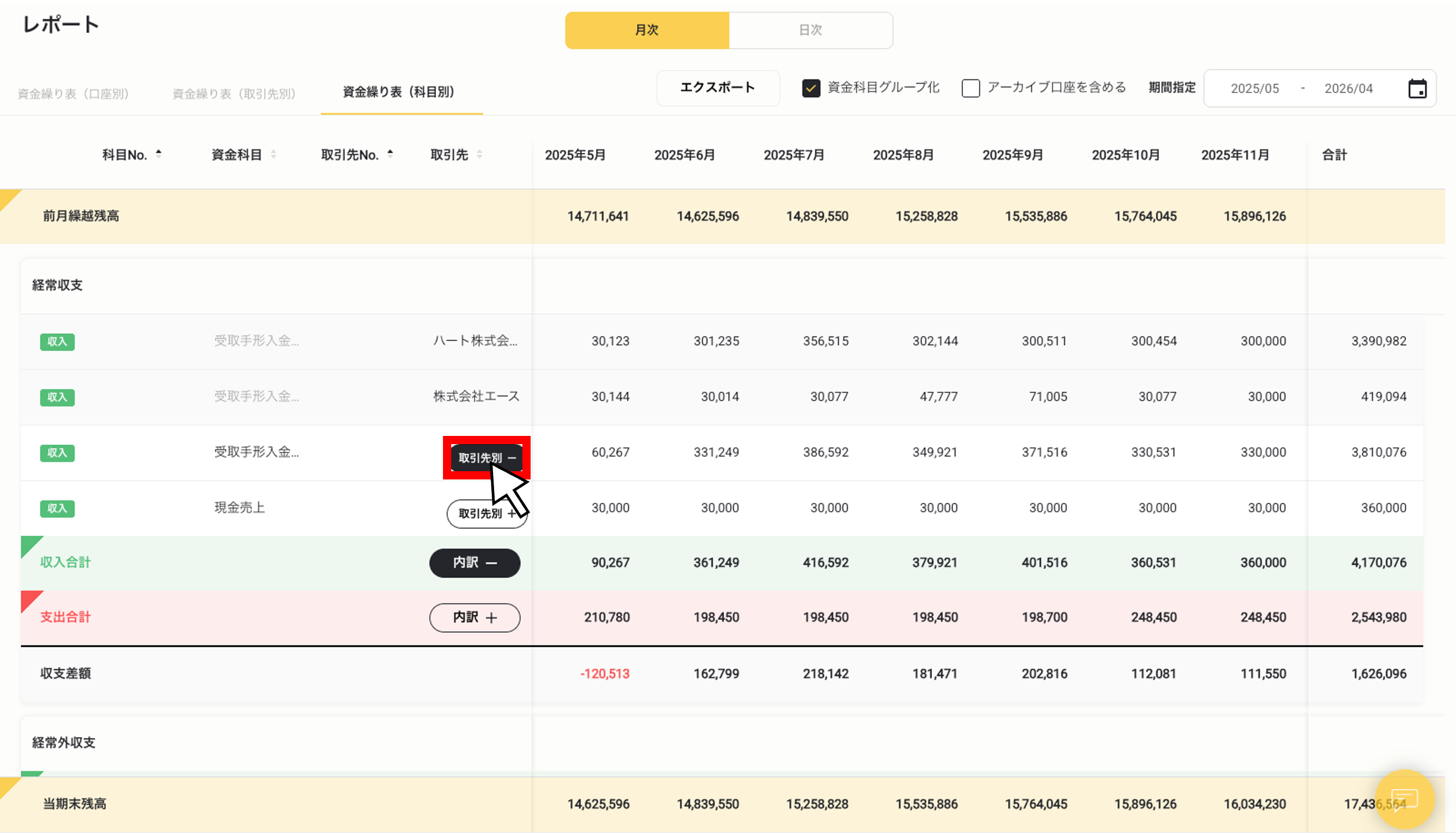 レポート・資金繰り表(科目グループ化)4.png